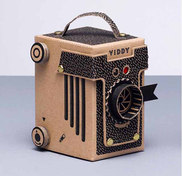 VIDDY: готовый фотоаппарат из картона за 30 минут