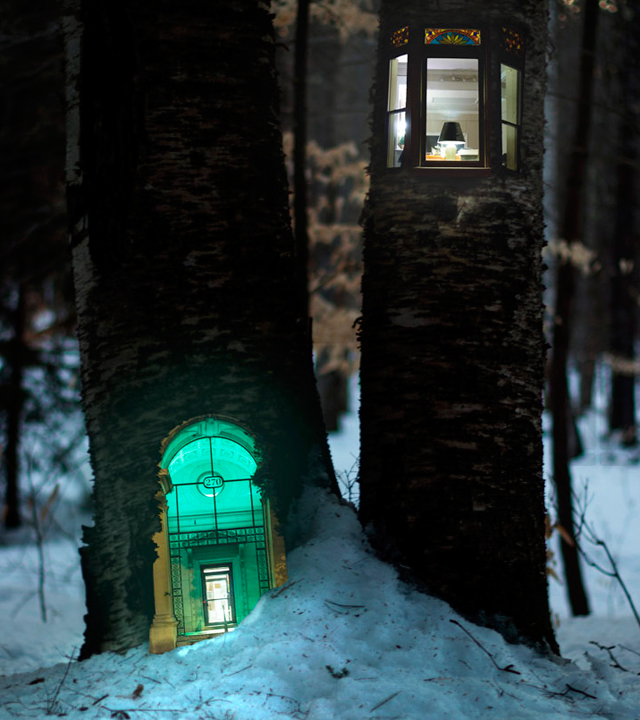 Дом в дереве: инсталляции Даниеля Баррето