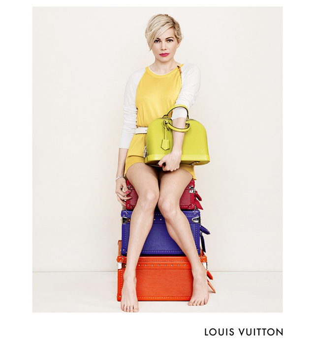 Мишель Уильямс в рекламной кампании сумок Louis Vuitton