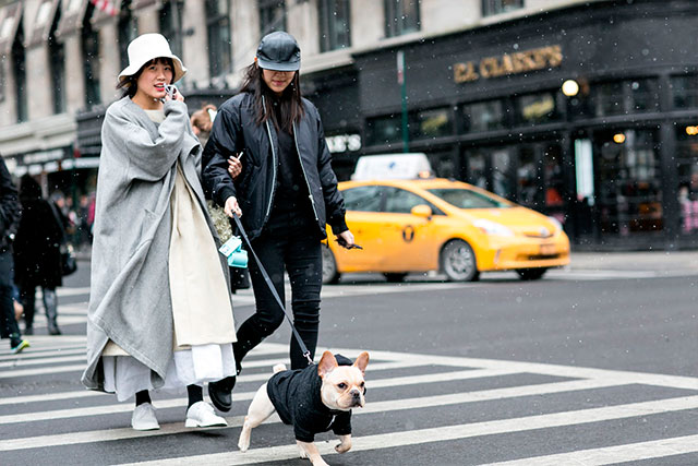 Неделя моды в Нью-Йорке F/W 2015: street style. Часть 2