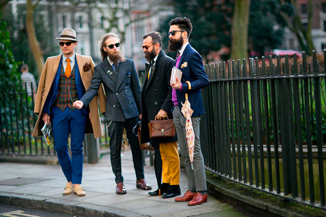 Неделя моды в Лондоне F/W 2015: street style. День второй