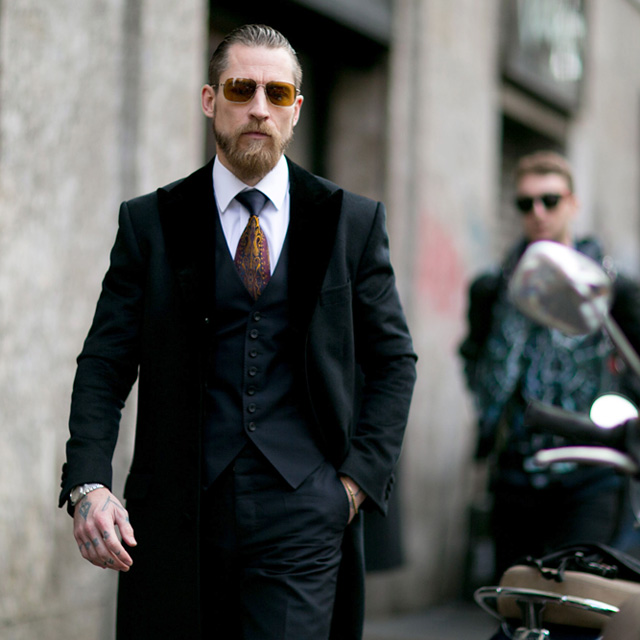 Мужская неделя моды в Милане F/W 2015: street style. Часть 1