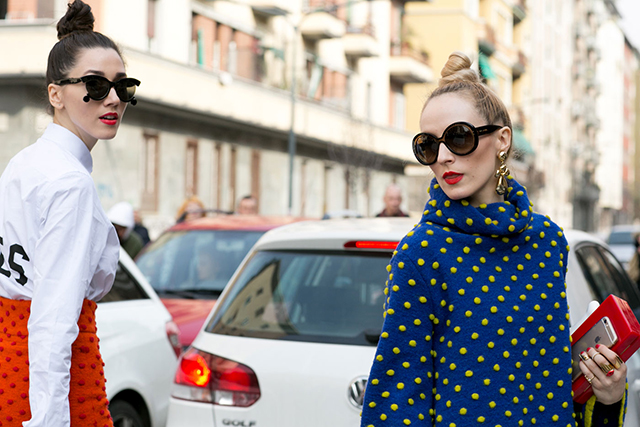 Неделя моды в Милане F/W 2015: street style. Часть 3