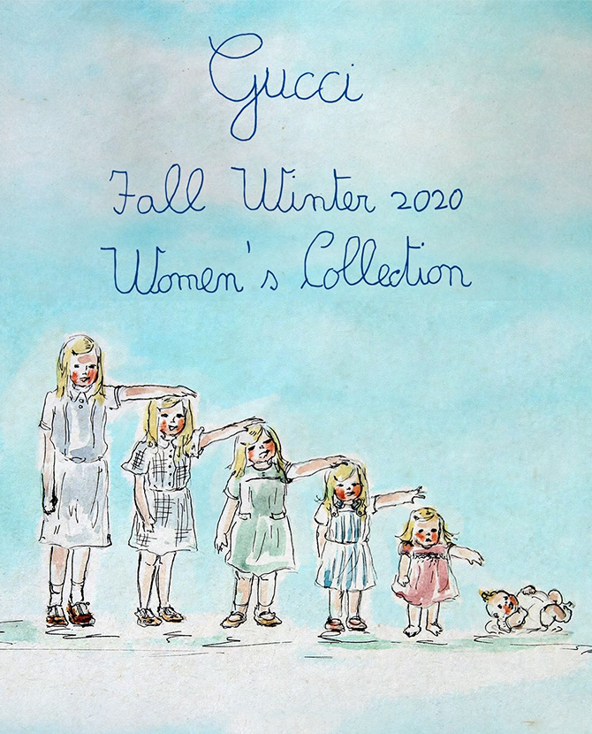 Онлайн-трансляция показа Gucci, коллекция осень-зима 2020