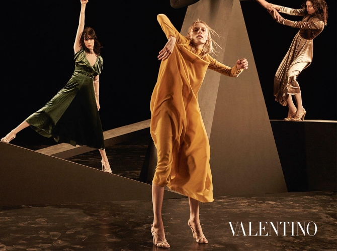 Искусство танца в осенней кампании Valentino