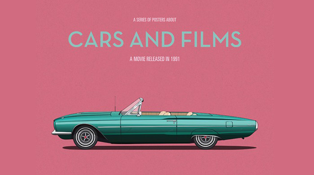 Автомобили из культового кино: 15 постеров
