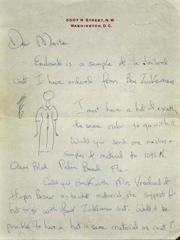 Письма Джеки Кеннеди в Bergdorf Goodman ушли с молотка