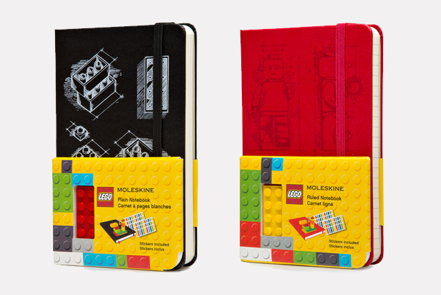 Новая серия лимитированных блокнотов Moleskine и LEGO