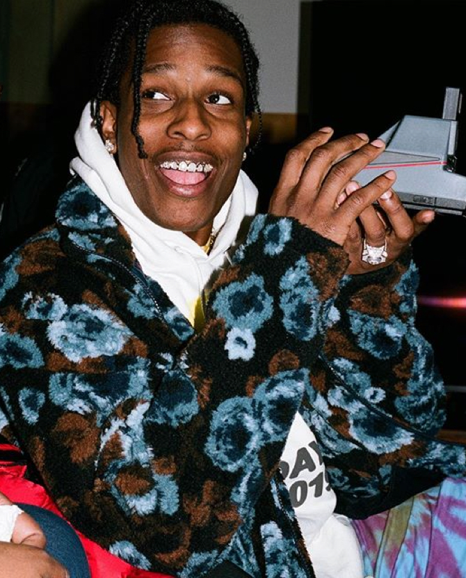 A$AP Rocky посетил «воскресную службу» Канье Уэста
