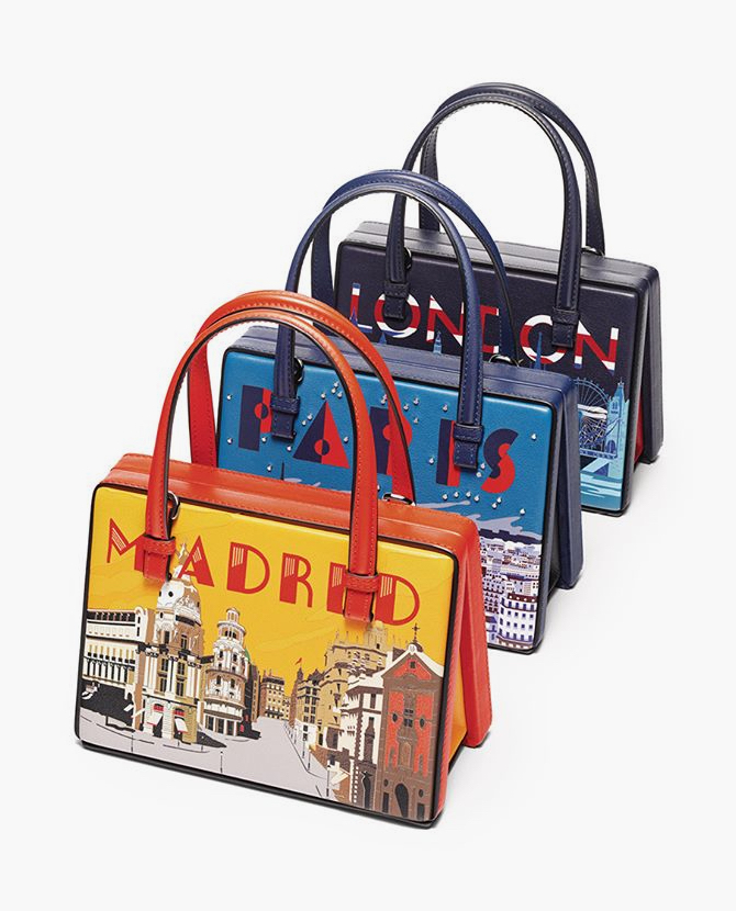 Loewe выпустил сумки с видами Парижа, Лондона и Мадрида