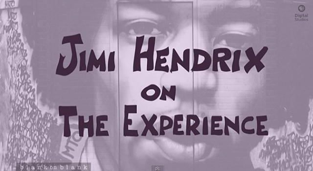 Анимированное последнее интервью Джими Хендрикса