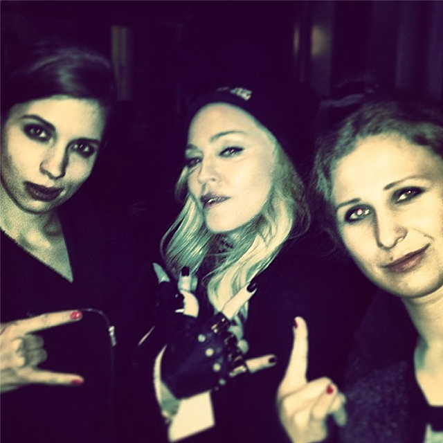 Мадонна встретилась с Pussy Riot в Нью-Йорке