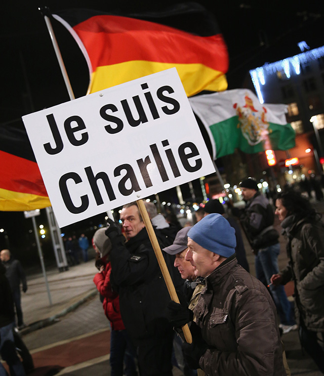 #JeSuisCharlie: Марш мира в 25 фотографиях