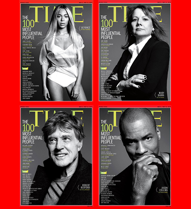 Четыре обложки специального номера Time