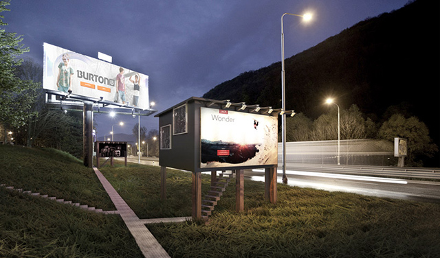 Designdevelop превратили билборды в приюты для бездомных
