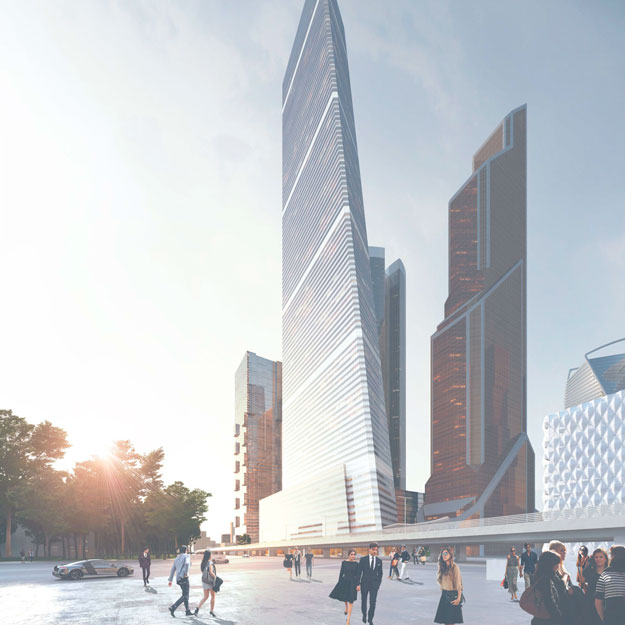 Как будет выглядеть самый высокий небоскреб в «Москва-Сити» по проекту «Сергей Скуратов Architects»