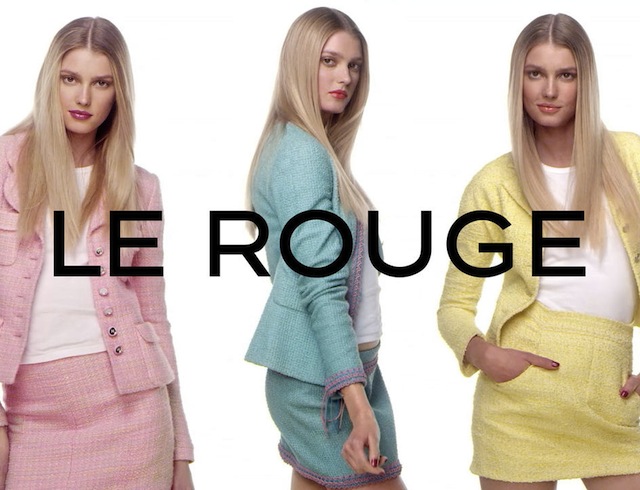 Сигрид Агрен в рекламе коллекции Chanel Le Rouge
