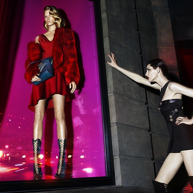 Рекламная кампания Versace, осень-зима 2014: первые кадры