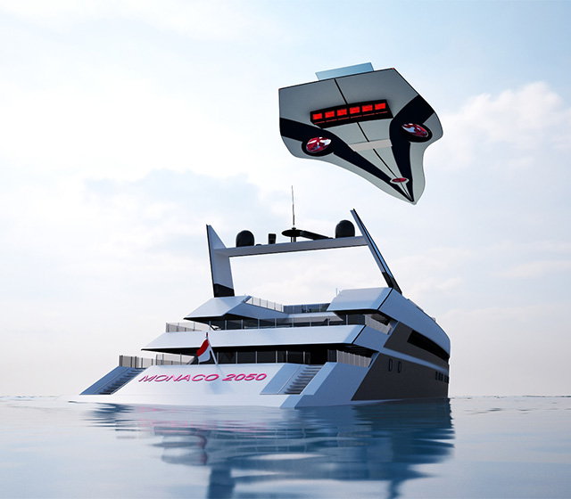 На воде и в воздухе: концепт летающей яхты от Василия Клюкина