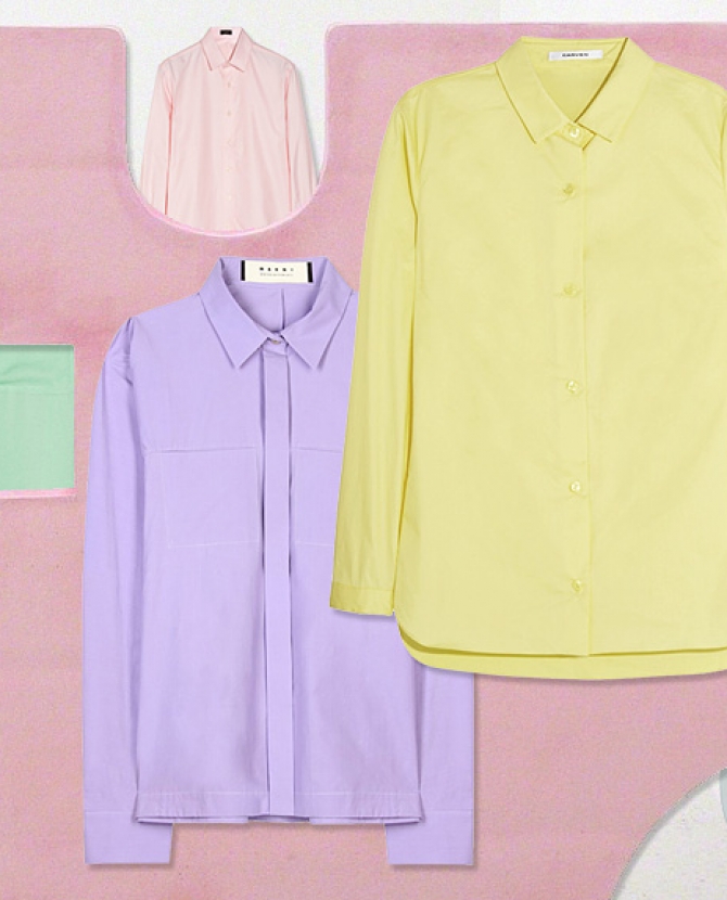 Рубашки пастельных цветов: 15 лучших