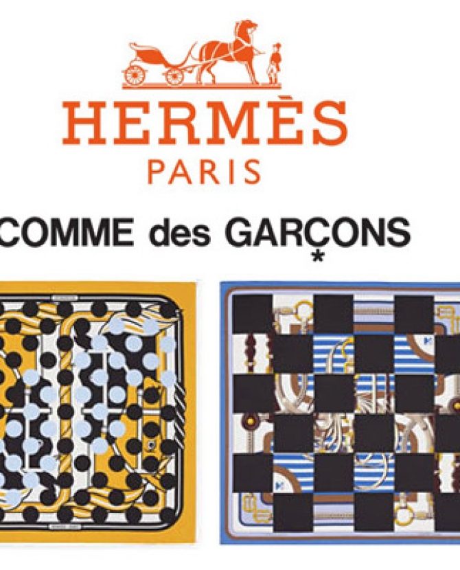 Коллекция платков Hermes и Comme des Garcons