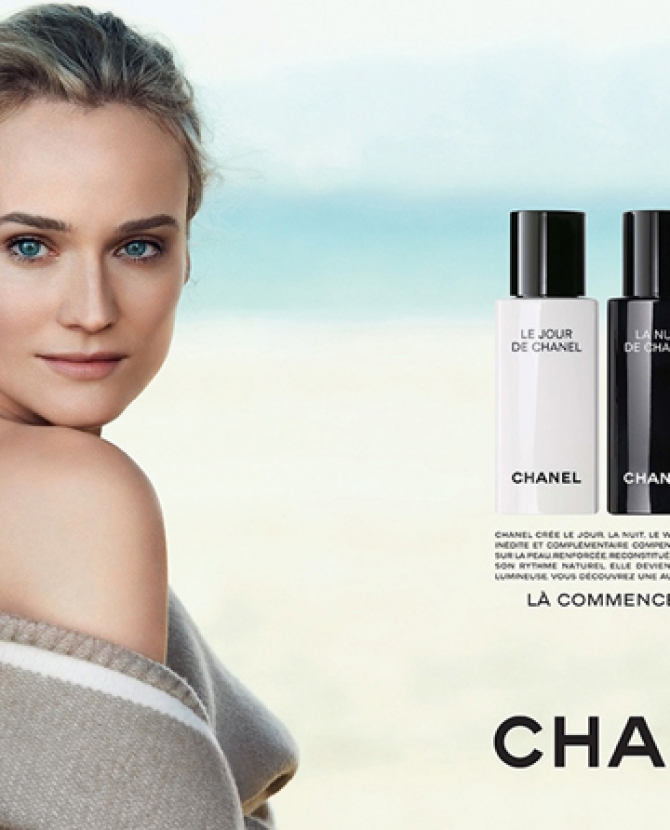 Диана Крюгер в рекламной кампании Chanel Beauty
