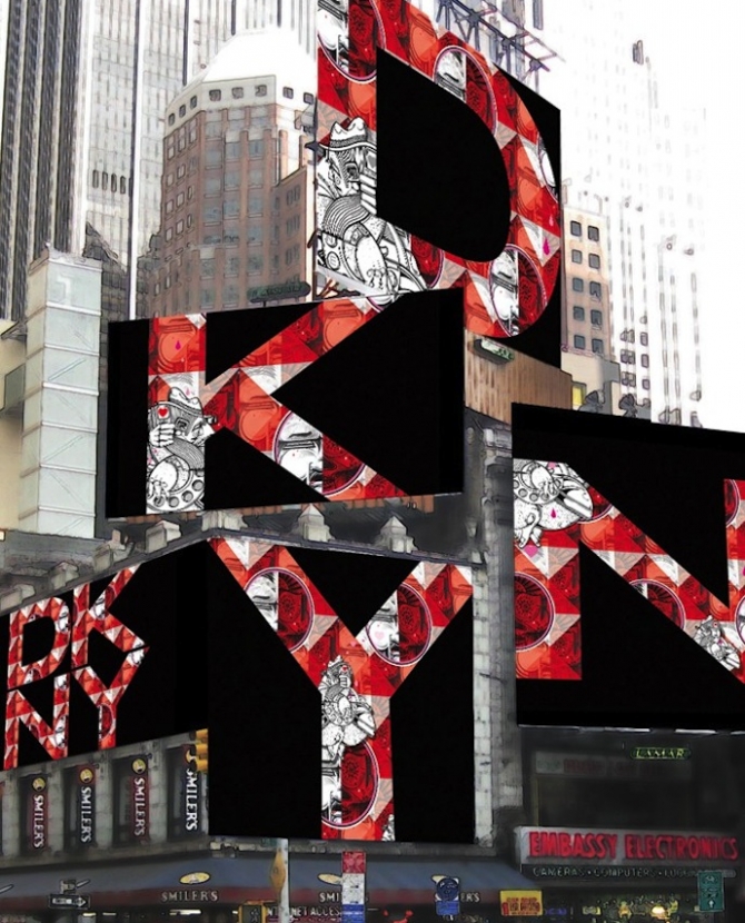 Инсталляции DKNY от десяти художников