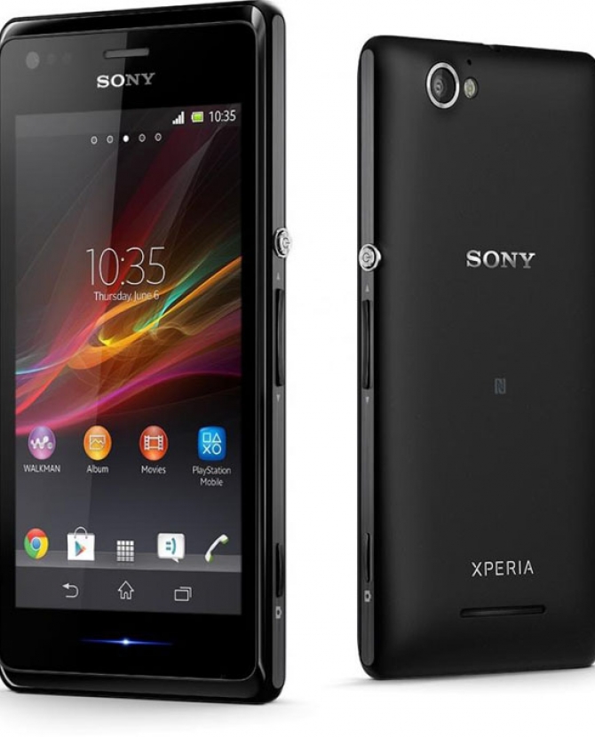 Sony представила смартфон Xperia М