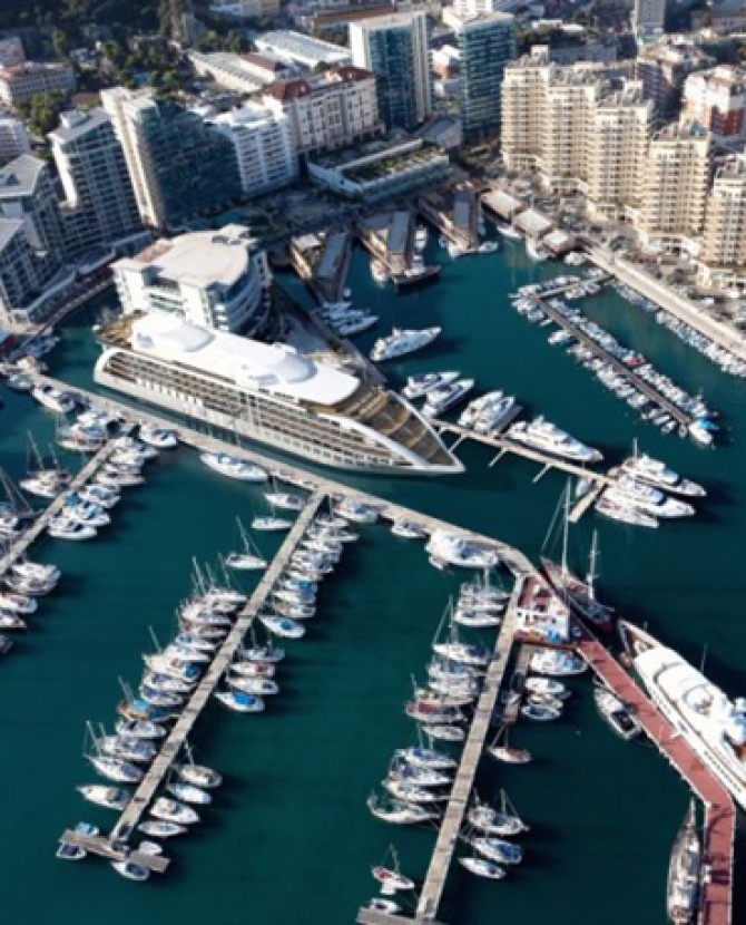Новый пятизвездочный отель-яхта The Sunborn Gibraltar