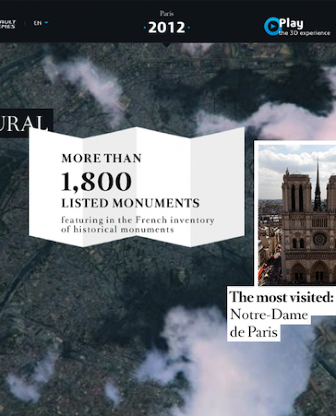 Виртуальный тур по Парижу через iPad