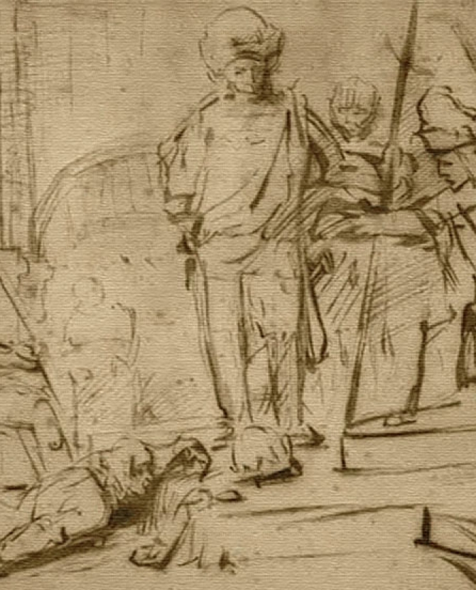 Похищен рисунок Рембрандта за $250 000
