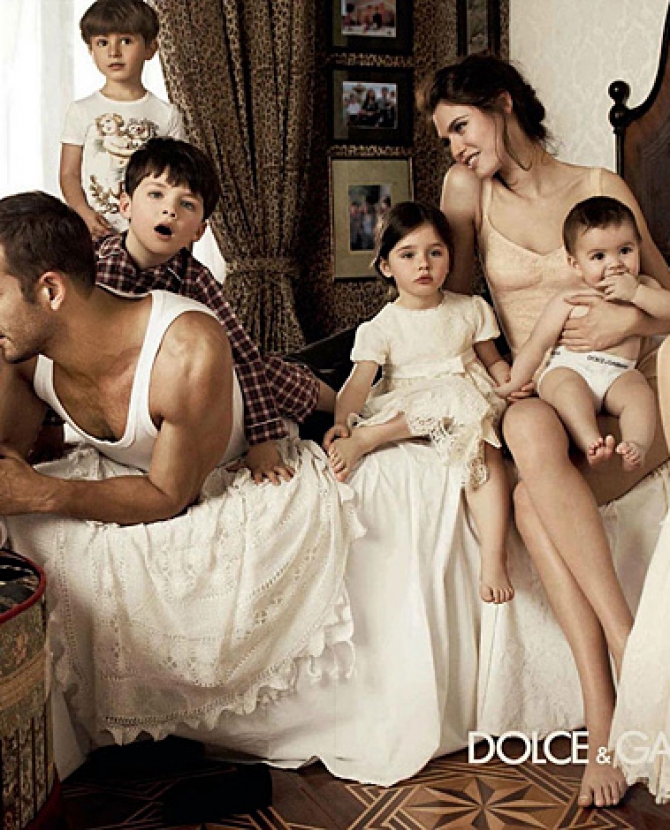 Рекламная кампания Dolce & Gabbana Baby