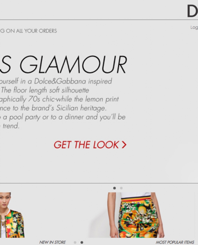 Dolce & Gabbana уходят в интернет!