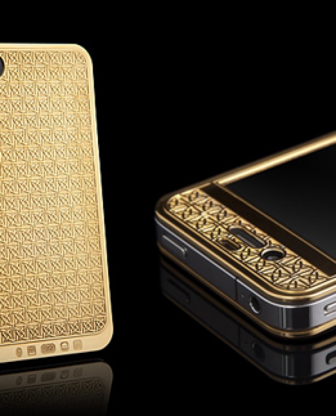 Золотой Suvarna Bullion iPhone 4S 