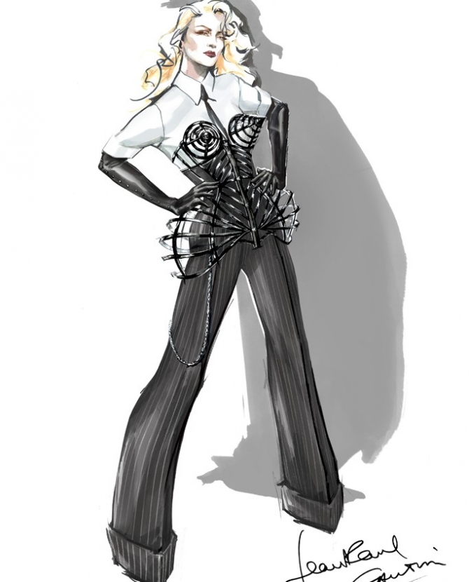 Дизайнерские костюмы для шоу Мадонны MDNA