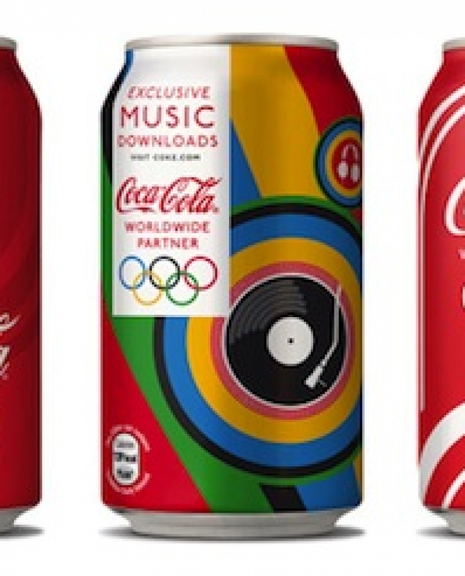Продукцию Coca-Cola \"одели\" в олимпийскую форму