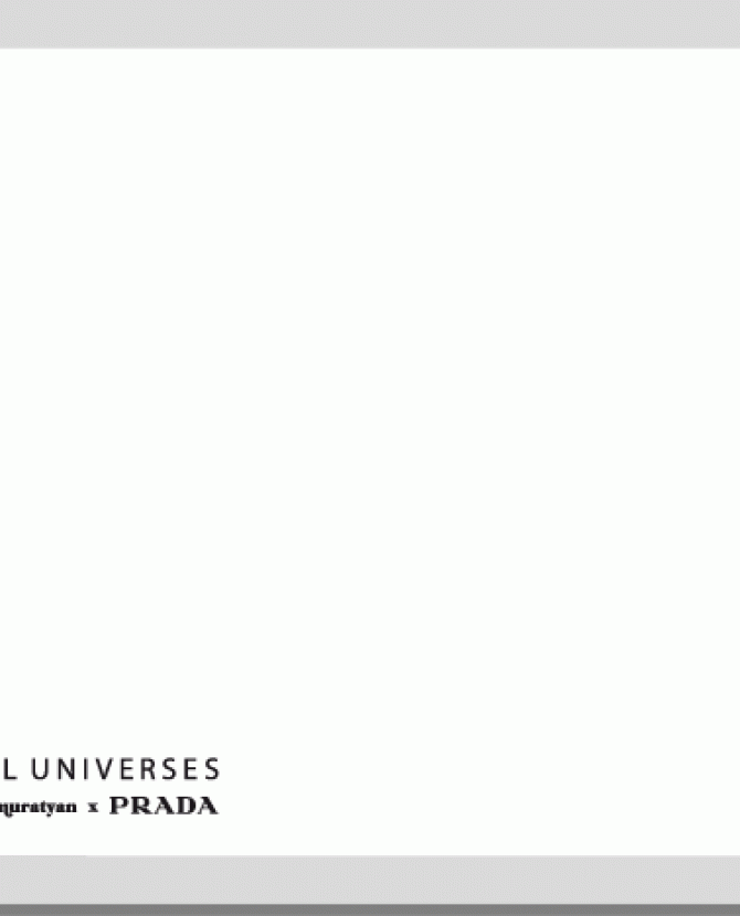 Рекламная кампания Prada Parallel Universes 