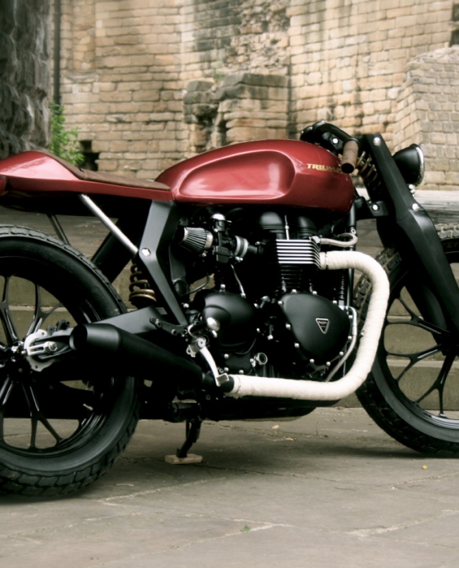 Кастомизированный мотоцикл Barbour для Triumph