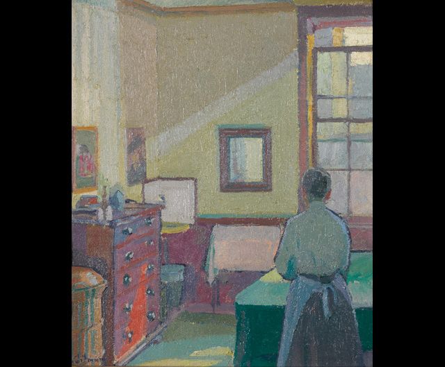 Harold Gilman, Interior (Mrs Mounter), 1917