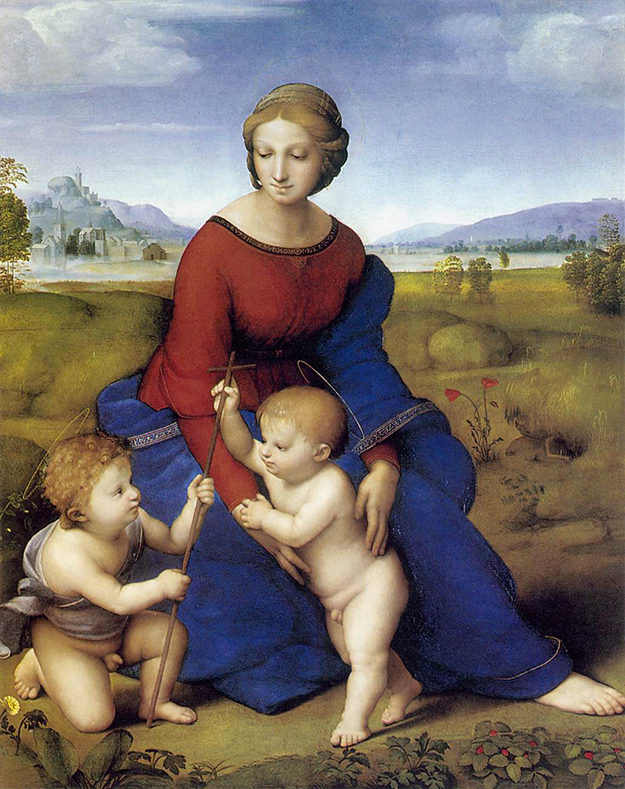 Рафаэль Санти, «Мадонна в зелени», 1506