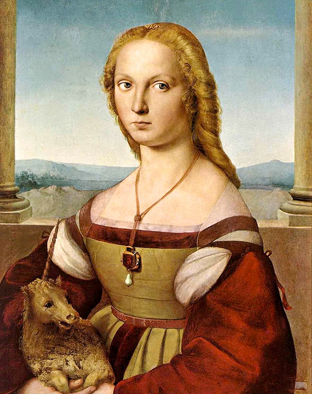 Рафаэль Санти, «Дама с единорогом», 1506