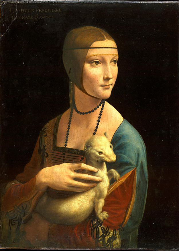 Леонардо Да Винчи, «Дама с горностаем»
