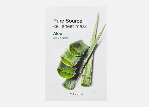 Pure Source Cell Sheet Mask Aloe от Missha, 230 руб.