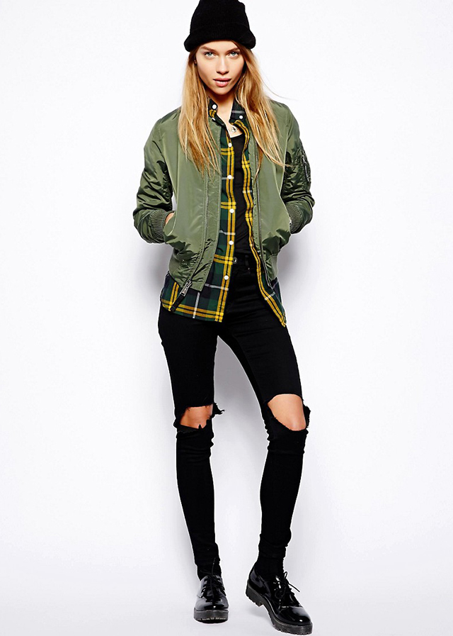 Alpha Industries<p><a target=\"_blank\" href=\"http://www.asos.com//Alpha-Industries/Alpha-Industries-Ma1-Bomber-Jacket/Prod/pgeproduct.aspx?iid=3962926&amp;cid=11926&amp;sh=0&amp;pge=0&amp;pgesize=36&amp;sort=-1&amp;clr=297%20spicy%20red&amp;totalstyles=13&amp;gridsize=3&amp;affId=3181&amp;WT.tsrc=Affiliate&amp;zanpid=2170549549398479872&amp;pubref=1517766&amp;currencyid=19\">asos.com</a></p>