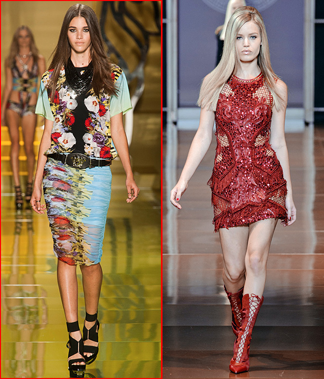 Versace весна-лето 2014; Versace осень-зима 2014/15
