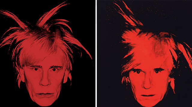 Sandro Miller, Andy Warhol / Self Portrait (Fright Wig) (1986), 2014
