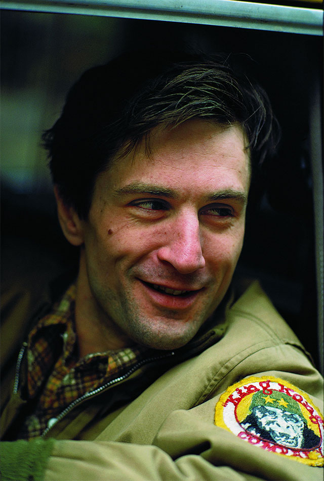 Фотографии Стива Шапиро, сделанные во время съемок фильма (Книга Taxi Driver издательства Taschen)