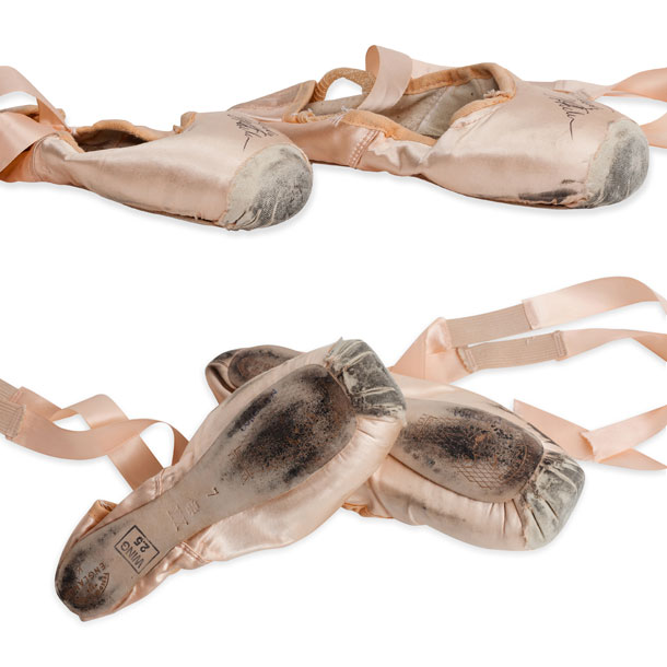 Пуанты примы-балерины Венди Вилан, с подписью. $149