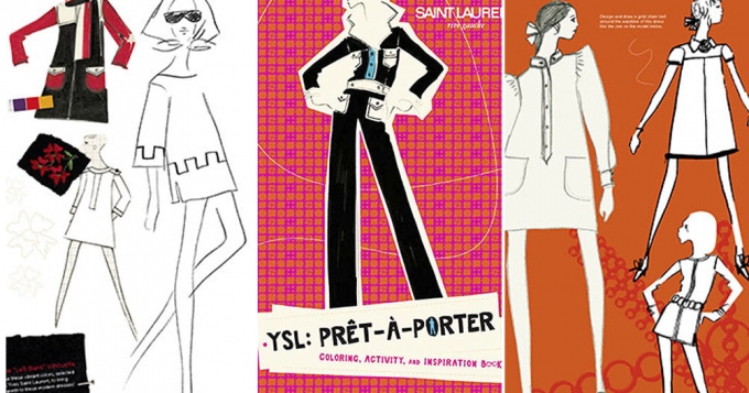Раскраска YSL: pret-a-porte