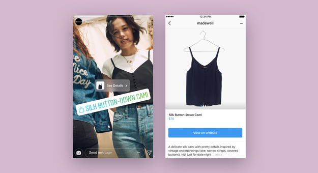Instagram добавил в Stories стикеры с описаниями товаров